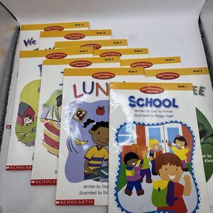 10 Scholastic High Frequency Readers Guided Early Reading Books Kindergarten